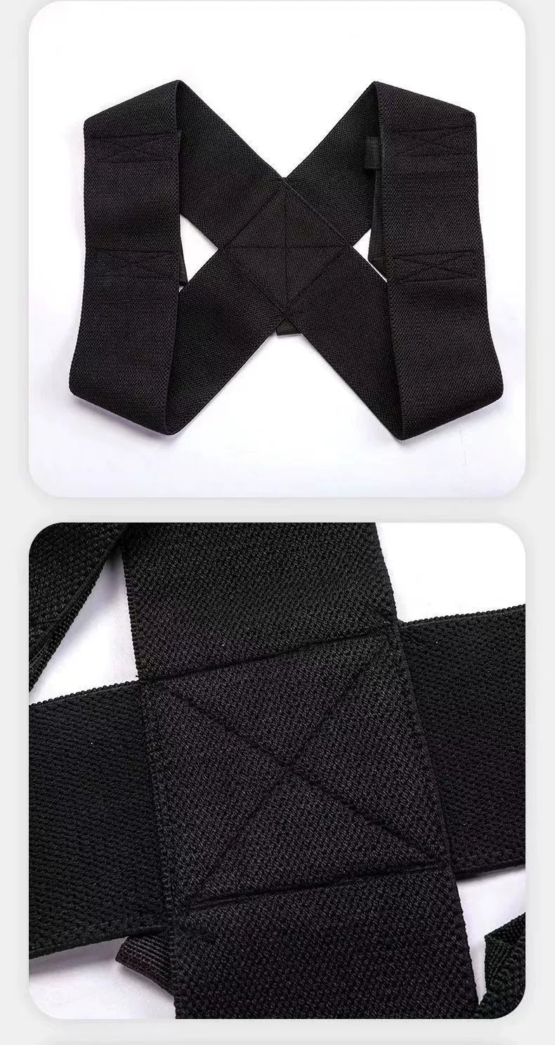 Sitting Posture Improvement Shoulder Shield Fitness Open Shoulder Straight Back Chest Lift Back Training Belt Protective Gear Correction Humpback Beauty Back Posture