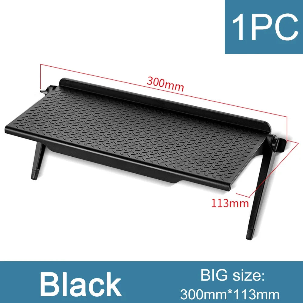 Computer Monitor TV Screen Rack Top Shelf Storage for Office Supplies Decorations Remote Control Organizer Space-saving