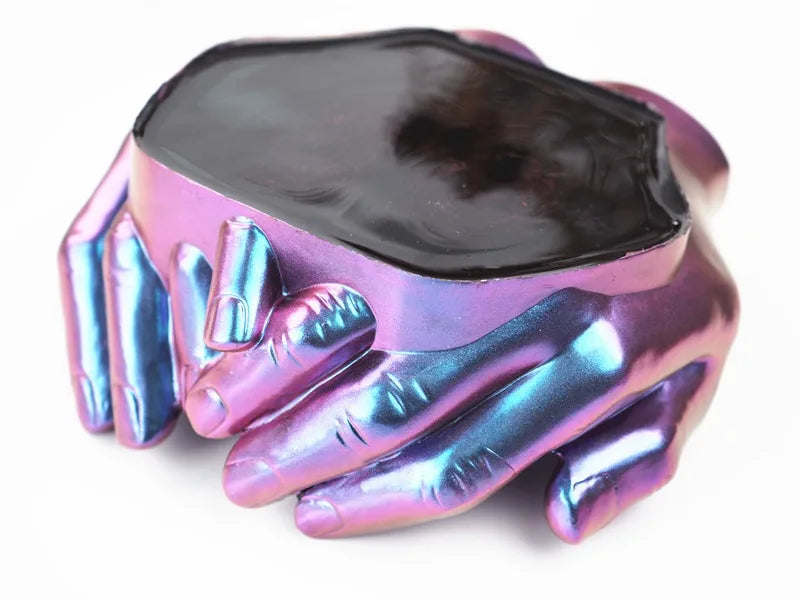 1pc Hand Plaster Mold for Resin Casting and DIY Crafts - Jewelry Storage, Candle Holder, Succulent Pot - Home Decor Gift
