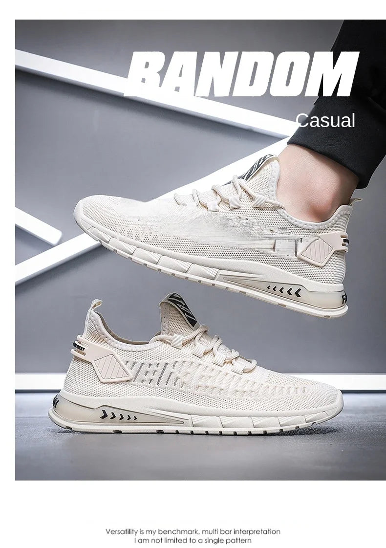 New Men's Running Shoes Fresh Breathable Outdoor Sports Shoes Large Mesh Running Shoes Sneakers Running Shoes MEN
