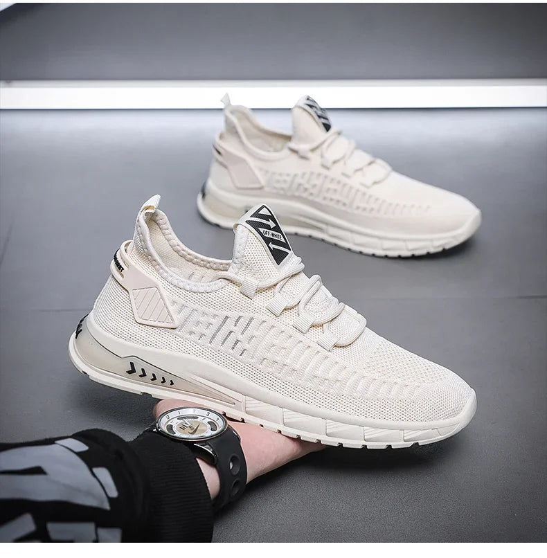 New Men's Running Shoes Fresh Breathable Outdoor Sports Shoes Large Mesh Running Shoes Sneakers Running Shoes MEN