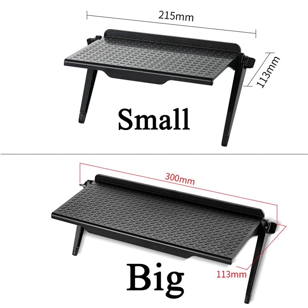 Computer Monitor TV Screen Rack Top Shelf Storage for Office Supplies Decorations Remote Control Organizer Space-saving