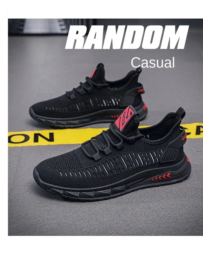 New Men's Running Shoes Fresh Breathable Outdoor Sports Shoes Large Mesh Running Shoes Sneakers Running Shoes MEN