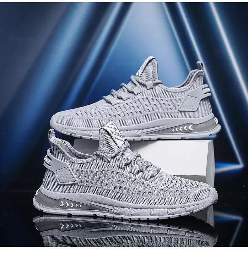 New Men's Running Shoes Fresh Breathable Outdoor Sports Shoes Large Mesh Running Shoes Sneakers Running Shoes MEN