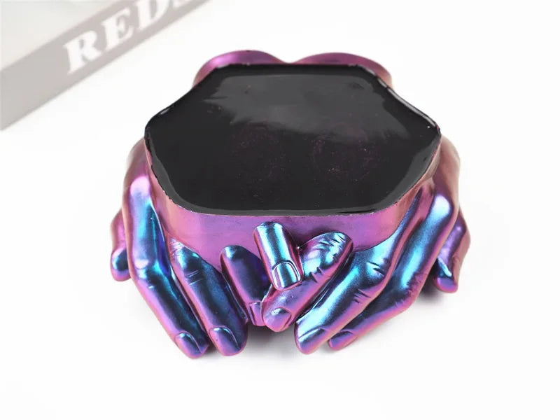1pc Hand Plaster Mold for Resin Casting and DIY Crafts - Jewelry Storage, Candle Holder, Succulent Pot - Home Decor Gift