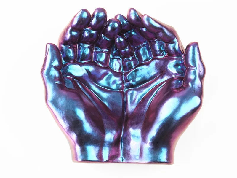 1pc Hand Plaster Mold for Resin Casting and DIY Crafts - Jewelry Storage, Candle Holder, Succulent Pot - Home Decor Gift
