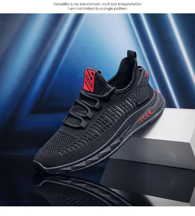 New Men's Running Shoes Fresh Breathable Outdoor Sports Shoes Large Mesh Running Shoes Sneakers Running Shoes MEN