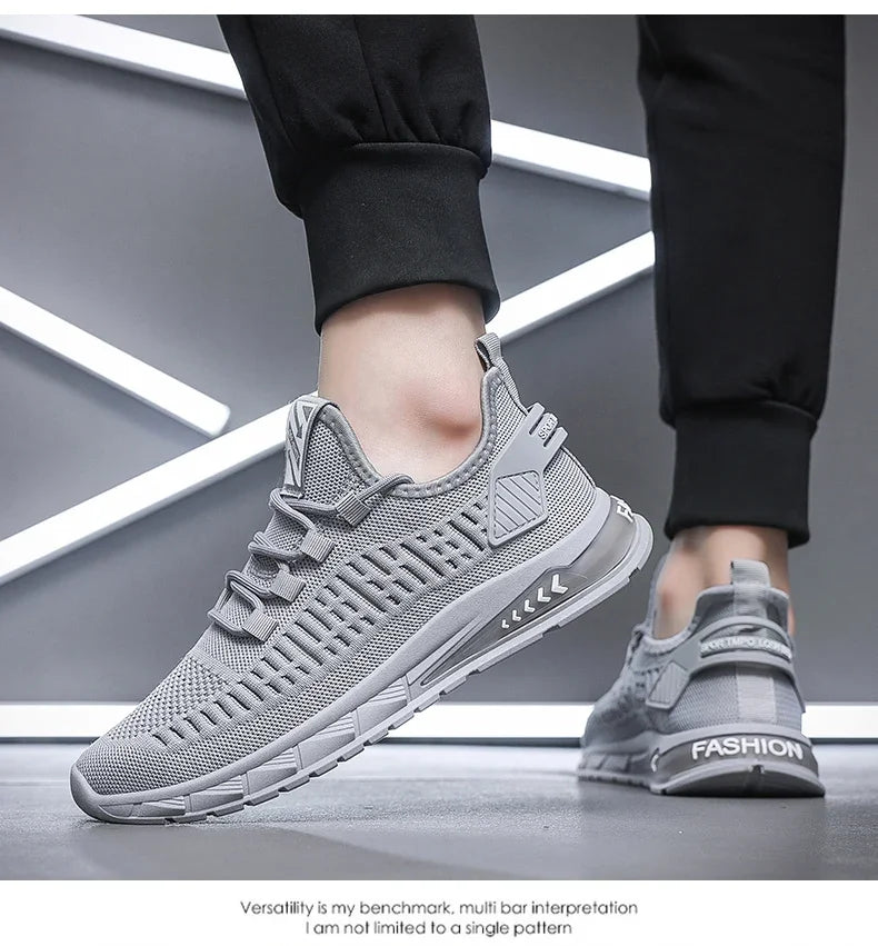 New Men's Running Shoes Fresh Breathable Outdoor Sports Shoes Large Mesh Running Shoes Sneakers Running Shoes MEN