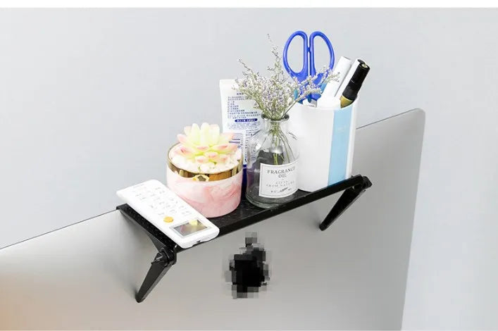 Adjustable TV Screen Top Shelf Rack Holder Computer Monitor Desktop Screen Top Shelf TV Buddy Organizer Home Office Storage Rack