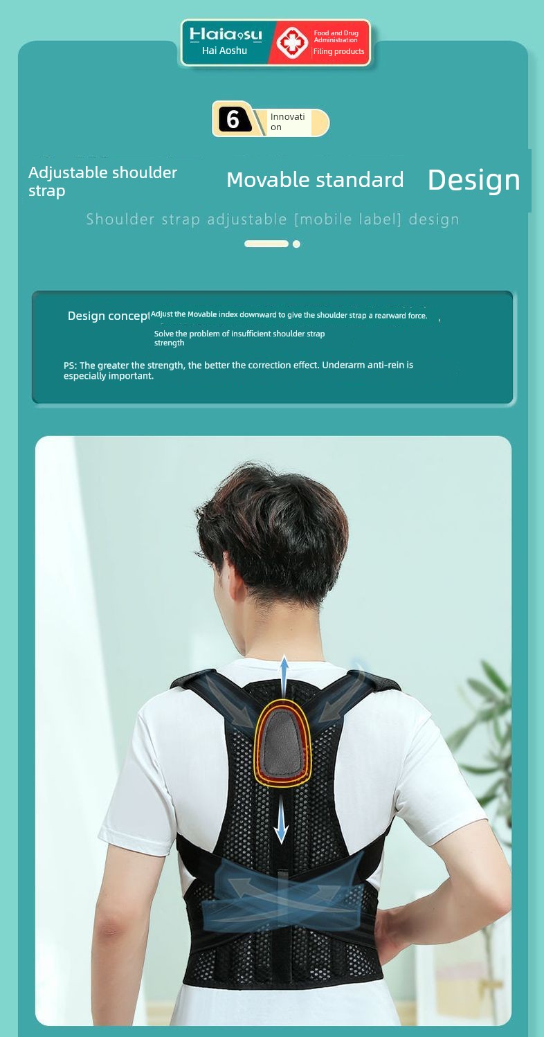 Adult Female Men Special Improvement Shoulder Back Straightener