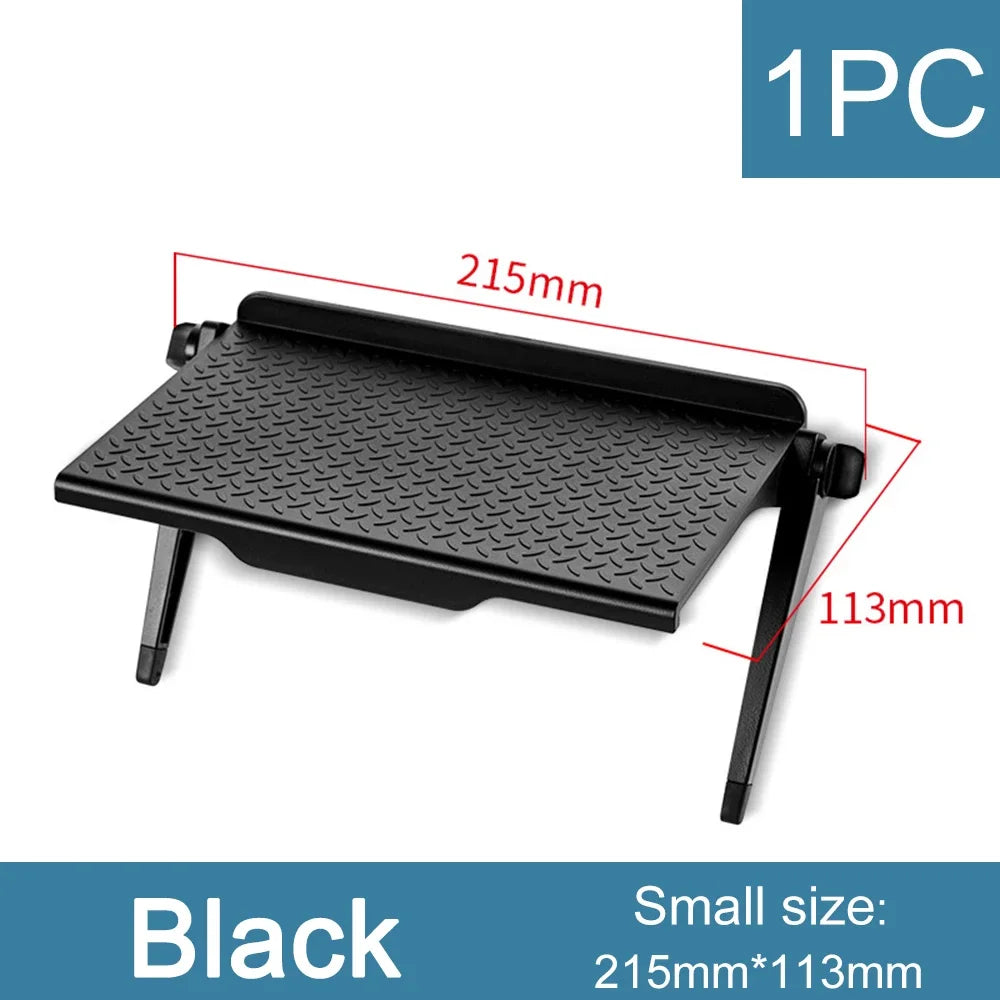 Computer Monitor TV Screen Rack Top Shelf Storage for Office Supplies Decorations Remote Control Organizer Space-saving