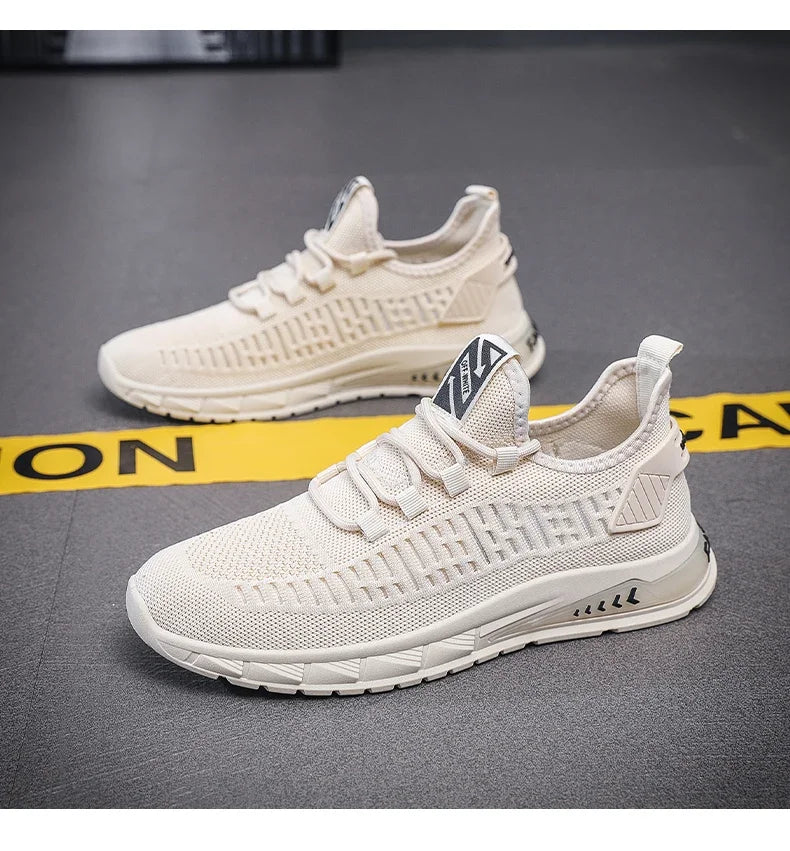 New Men's Running Shoes Fresh Breathable Outdoor Sports Shoes Large Mesh Running Shoes Sneakers Running Shoes MEN